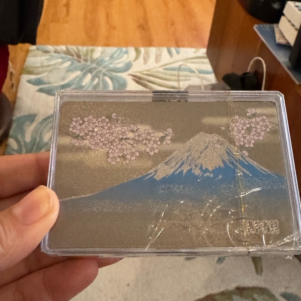 Japan Scenic Card Holder with Mountain Design